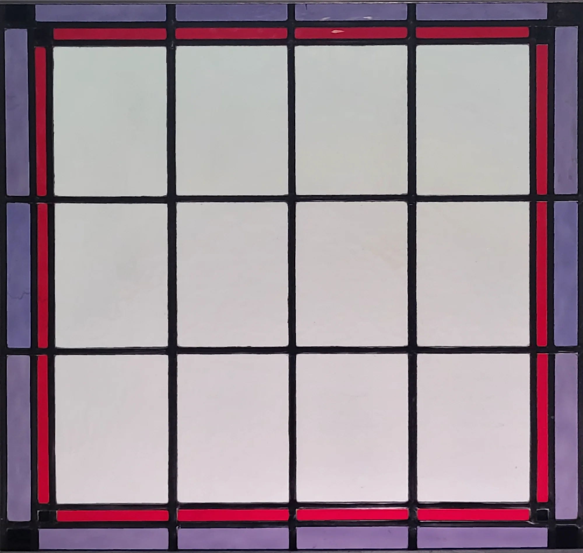 Geometrisch paars rood