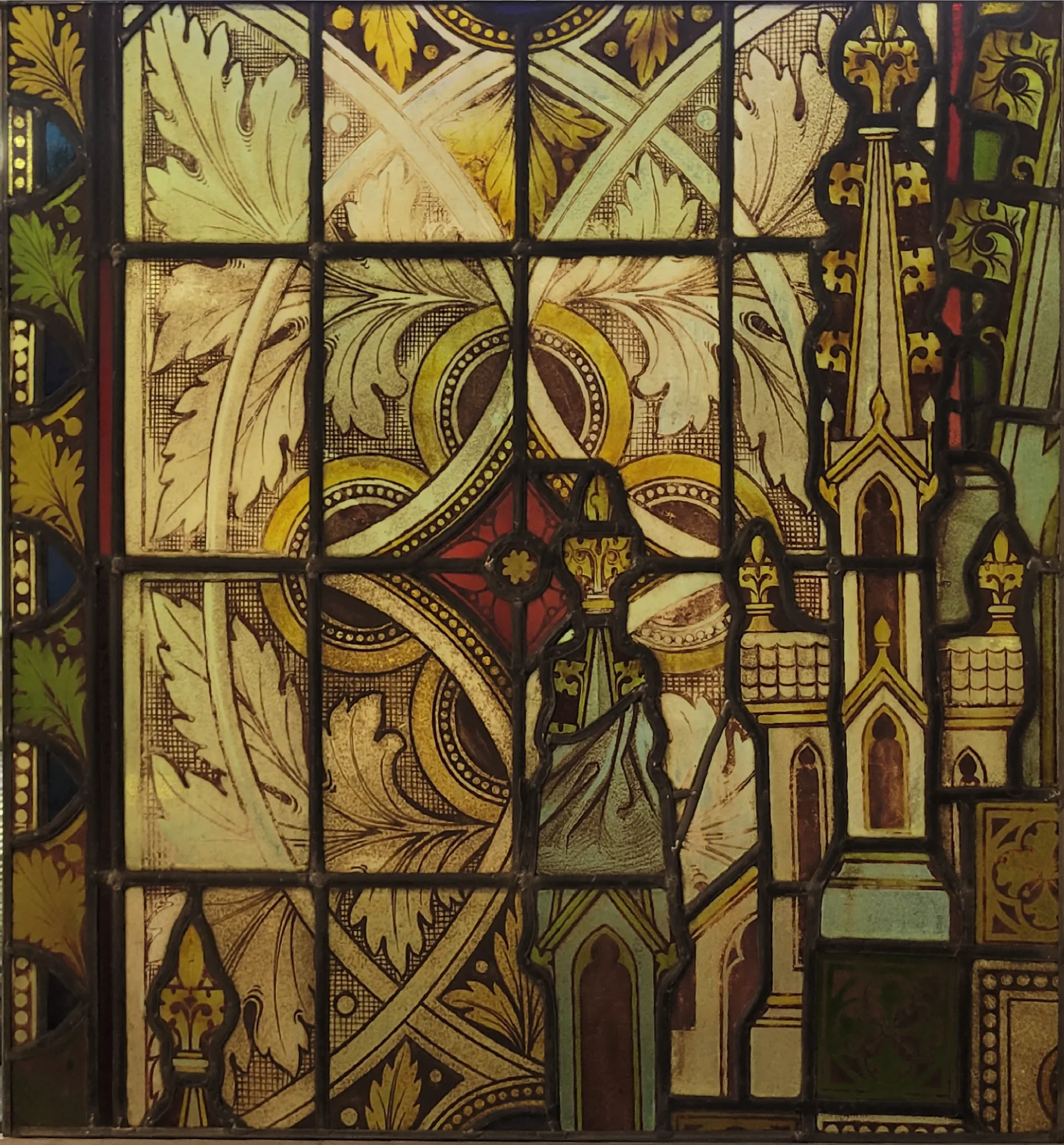 Kerkraam acanthusbladeren