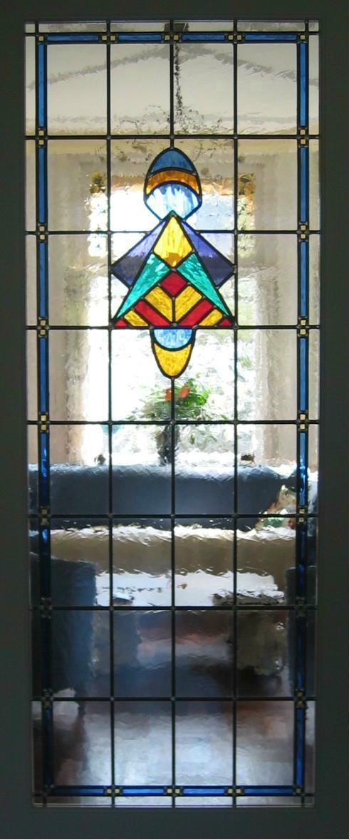 Binnendeur - Eigen ontwerp antiekglas